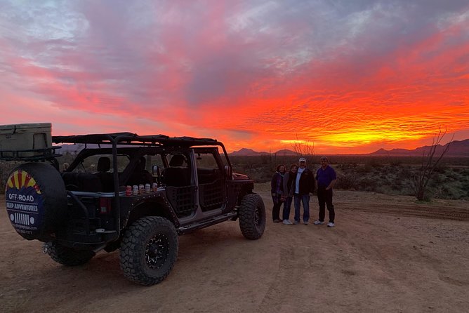 Sonoran Desert Jeep Tour at Sunset - Starting in North Scottsdale and entering Tonto National Forest