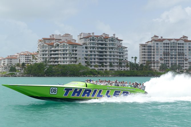 Speedboat Sightseeing Adventure of Miami - Bayside Marketplace is the launch point