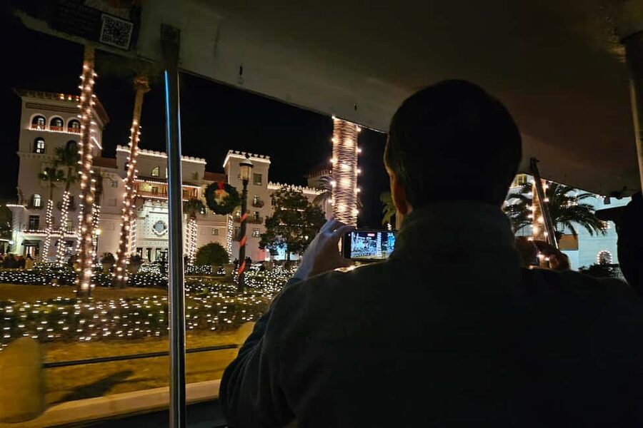 St Augustine: Nights of Lights Trolley Tour - Private rows make the $81 price easier to judge