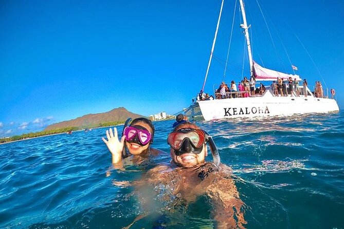 Sunset Boat Cruise: Swim and Cruise Waikiki - A sunset cruise with a swimming break