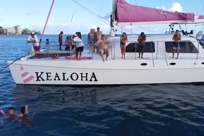Sunset Boat Cruise: Swim and Cruise Waikiki - Leaving from Pink Sails Waikiki