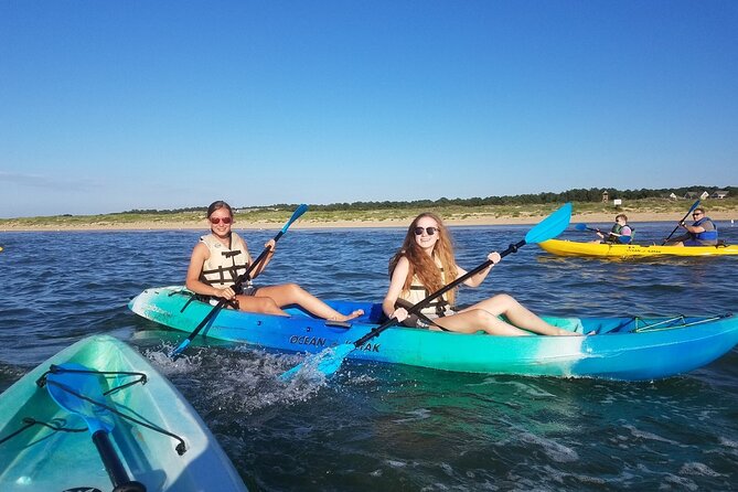 Sunset Dolphin Kayak Tours - Chesapeake Bay Bridge-Tunnel in the evening light