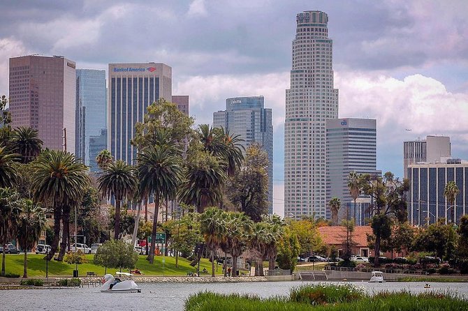 Swan Boat Rental in Echo Park - Starting at the Echo Park Avenue dock