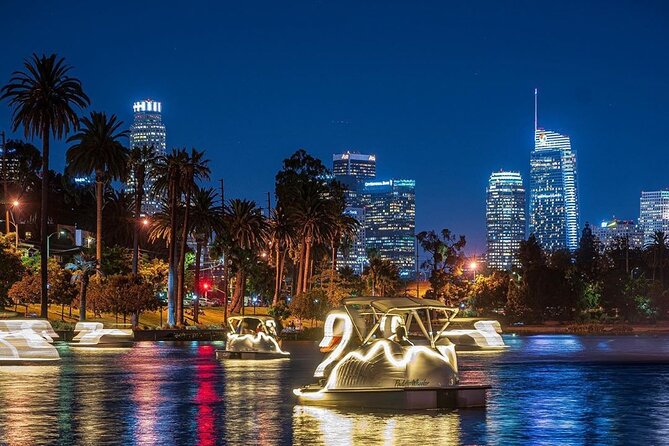 Swan Boat Rental in Echo Park - Pedaling past lotus beds and the fountain