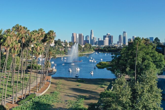 Swan Boat Rental in Echo Park - What the swan boat feels like inside