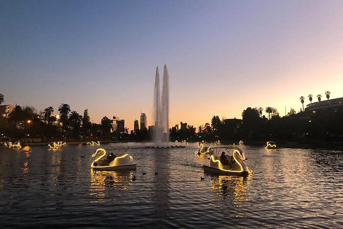 Swan Boat Rental in Echo Park - Choosing a daytime or evening departure