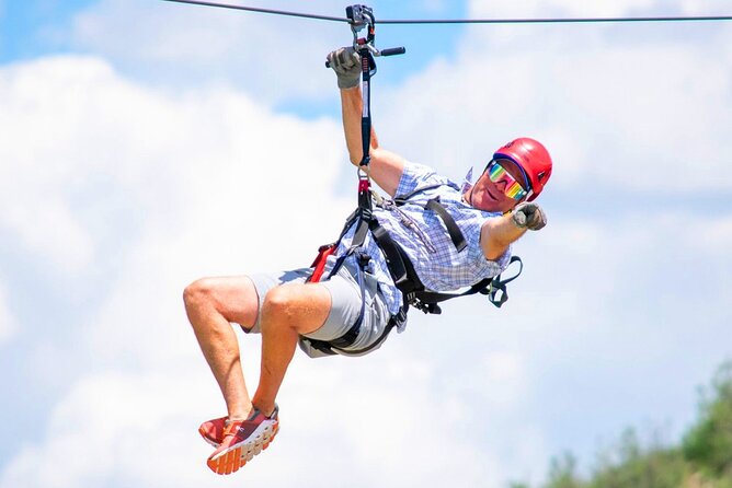 The EDGE: Zip Line Tour - From Castle Rock to the first platform