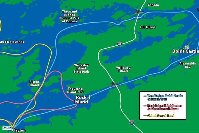 The Ultimate Heart of 1000 Islands Sightseeing Boat Tour - Rock Island Lighthouse and the best high view