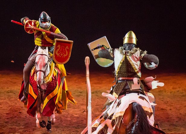Tournament of Kings Dinner and Show at Excalibur Hotel and Casino - Horses, jousting, swords, and pyrotechnics