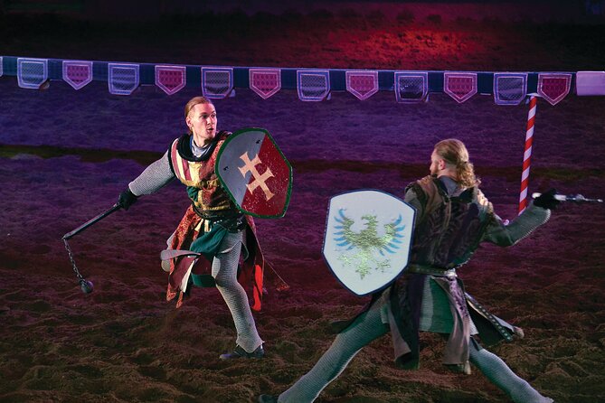 Tournament of Kings Dinner and Show at Excalibur Hotel and Casino - The two-course dinner, served without utensils