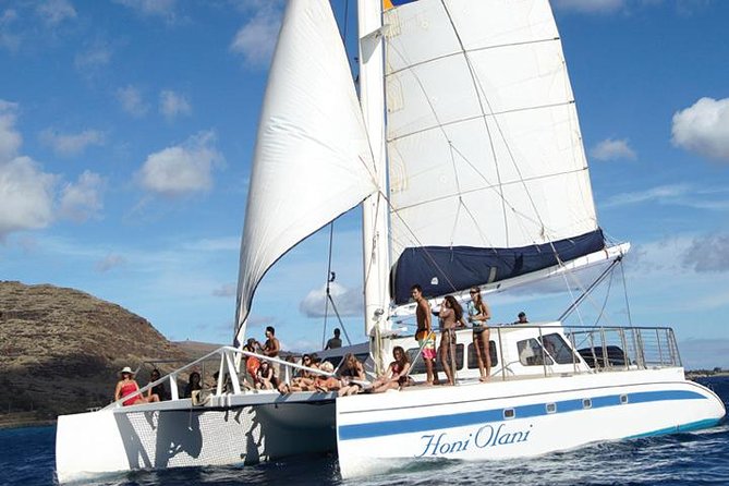 Waikiki Signature Sunset Catamaran Sail - Following Waikiki Toward Diamond Head