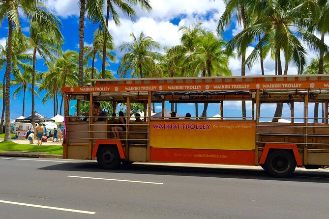 Waikiki Trolley Blue Line Coastline & Local Grindz Hop-on Hop-off - Rainbow Drive-In and a plate lunch