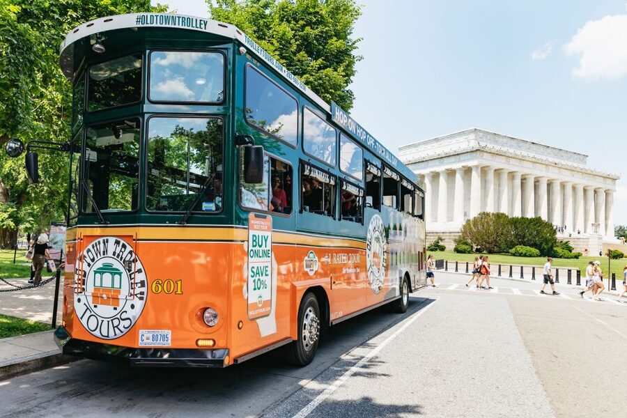 Washington, DC: Hop-On Hop-Off Old Town Trolley City Tour - The Tidal Basin and the memorials