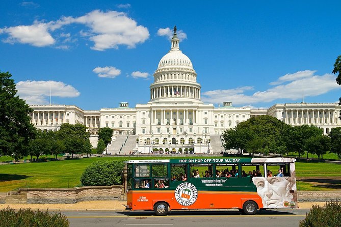 Washington DC Hop-On Hop-off Trolley Tour with 15 Stops - Downtown museums, Ford’s Theatre, and the White House