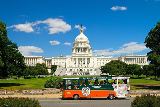 Washington DC Hop-On Hop-off Trolley Tour with 15 Stops - Start at Union Station and Capitol Hill