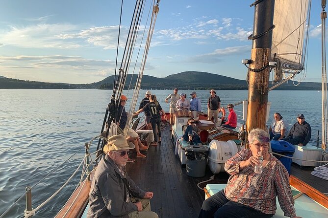 Windjammer Classic Sunset Sail from Camden, Maine - Boarding the 86-foot Appledore II